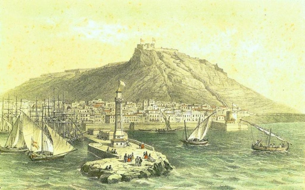 ilustración de la emigración de españoles a Argelia