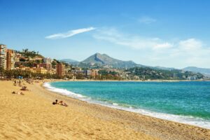 Playa de la Malagueta, Málaga, España
